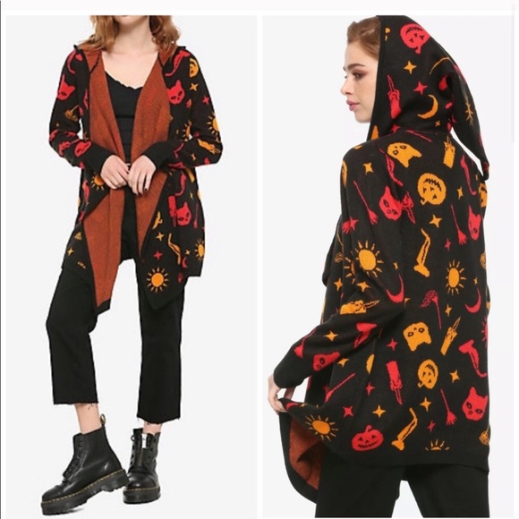 Hocus Pocus Dani Cardigan Sweater Xs 